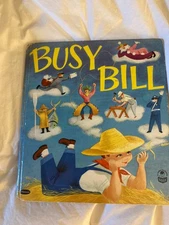 Vintage Busy Bill Patricia Lynn 1954 Whitman Cozy Corner Book
