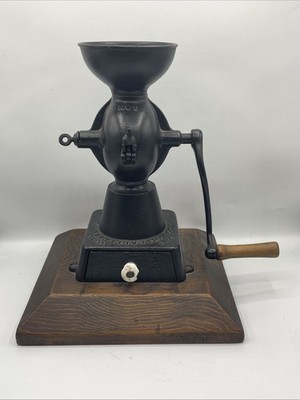 Antique Cast Iron Coffee Grinder 1873 Enterprise Mfg No.1 original complete