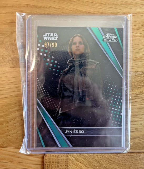 2024 Star Wars Topps Chrome Black - JYN ERSO #100 [67/99]