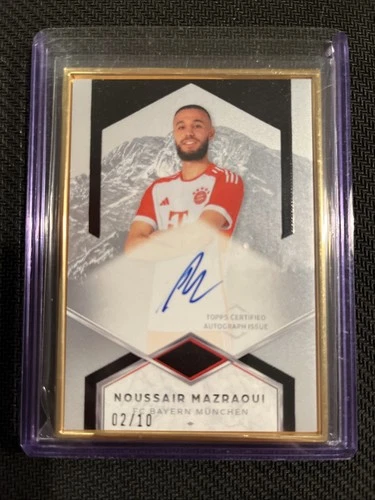 2023-24 Topps Transcendent FC Bayern München Noussair Mazraoui Auto /10