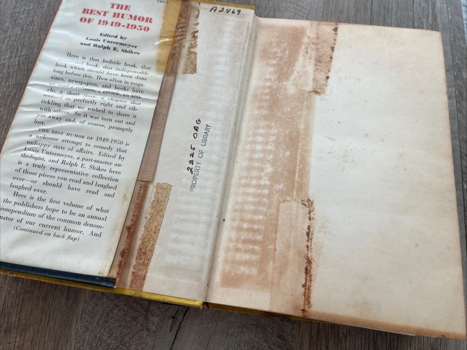 The Best Humor of 1949-1950 First Editionby Louis Untermeyer and Ralph E. Shikes - Image 4 of 4