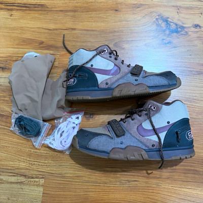Nike Air Trainer 1 Travis Scott SP Chocolate Size 14