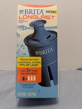 Brita Longlast Replacement Filters, Compatible with Pitchers Dispensers