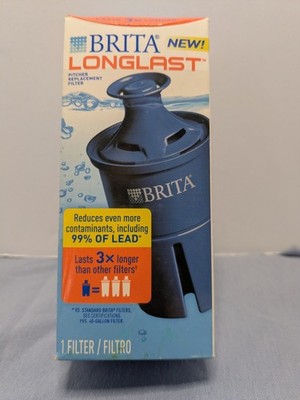 Brita Longlast Replacement Filters,  Compatible with Pitchers Dispensers