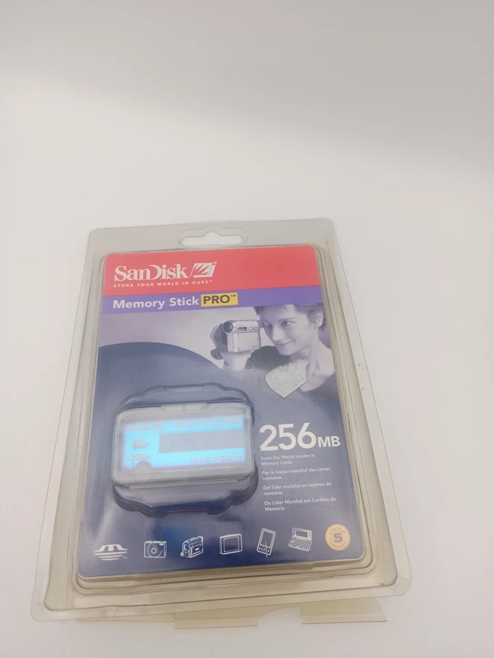 GENUINE SANDISK MagicGate 256mb MEMORY STICK PRO (older Sony digital cameras) - Image 2 of 4