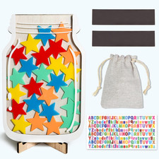 Magnetic Reward Jar for Classroom  Kids - Star Jar Incentive System, Potty Trai