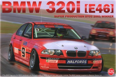 Platz NuNu 1/24 BMW 320i E46 Super Production DTCC 2001 Winner PN24007
