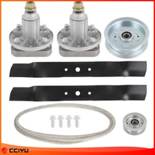 DECK KIT BLADE SPINDLE BELT IDLER FOR JOHN DEERE L100 L110 L118 L111 42 INCH