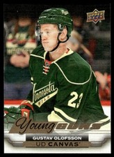 2015-16 UPPER DECK YOUNG GUNS CANVAS Gustav Olofsson Minnesota Wild #C235 R140