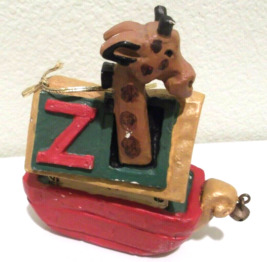 Rare Retired 1994 House of Hatten Noah's Ark Two By Two Ornament-image