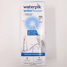 Waterpik Waterflosser Cordless Express White WF-02W011 Healthy Gums Teeth *READ*