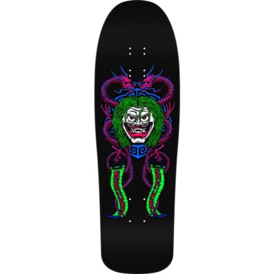 Powell Peralta Steve Caballero Mask Reissue Skateboard Deck, Blacklight