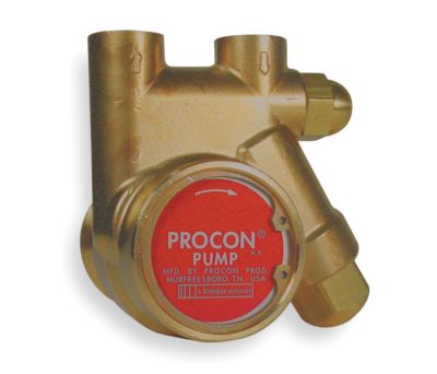 PROCON, 141A140F11AA 250, 3/8'' Brass Rotary Vane Pump, 154 Max. Flow (GPH)
