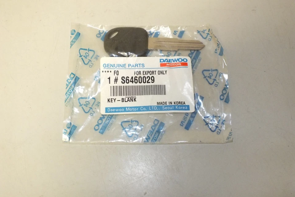 OEM NUEVO 99-02 99 2000 2001 2002 DAEWOO NUBIRA LLAVE DE ENCENDIDO EN BLANCO S6460029 #228 Foto 2 de 4