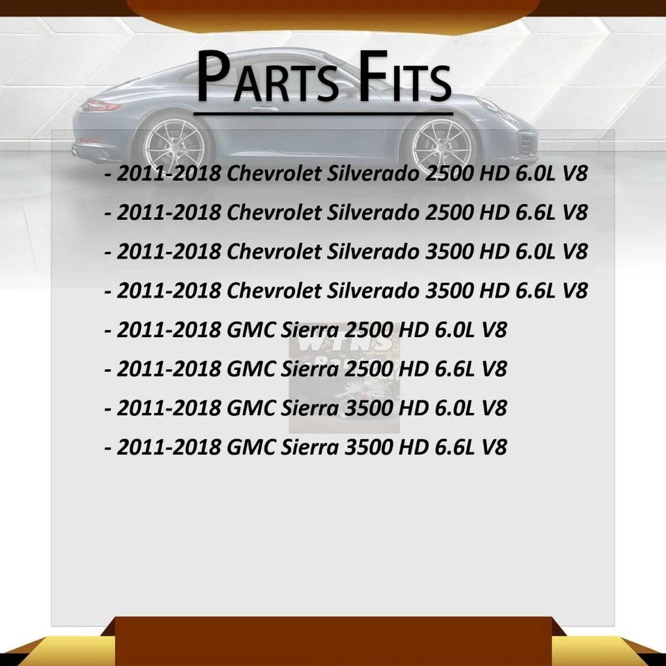 4x Shock Absorber Front Rear For GMC Sierra 2500 HD 2011-2018 - Image 2 of 4