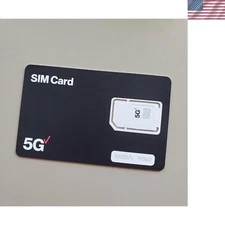 Complete 10-Pack Triple Cut Verizon SIM Cards for 5G/4G Devices - Easy Access