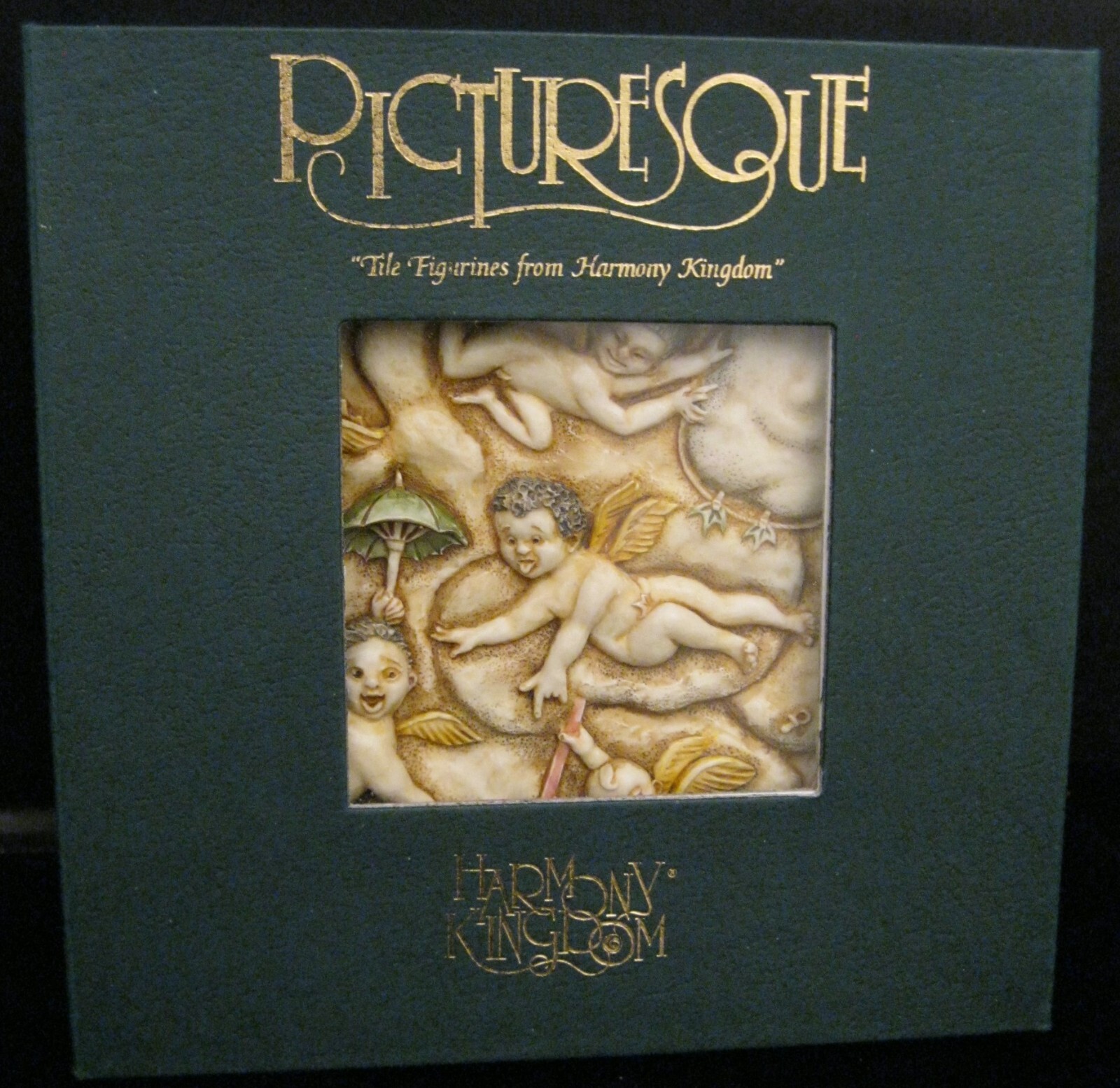 PICTURESQUE TILE FIGURINES HARMONY KINGDOM NOAH'S PARK THUNDER DOME  NUMBERED 47