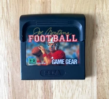 Joe Montana Football Sega Game Gear Cartridge Authentic - Ships Now!