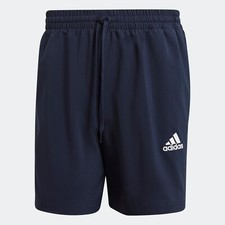 Image of Adidas Mens Shorts Chelsea Small Logo Football Sports Casual Short Pockets