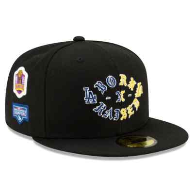 一点のみBorn x Raised X New Era Dodgers キャップ Born x Raised x Los Angeles Dodgers World Series Champions