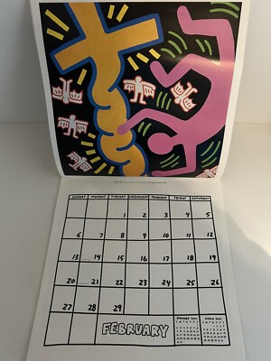 KEITH HARING 2000 CALENDAR Collector Item Printed In Germany Clean