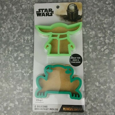 Grogu Star Wars Pancake Egg Molds Mandalorian Baby Yoda Silicone Breakfast NEW