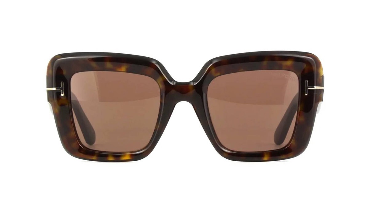 New Authentic Tom Ford Esme TF1157 52J Havana/Brown Sunglasses Tom Ford ESME FT1157 Dark Havana/Brown (52J) Sunglasses | eBay main image 4