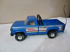 VINTAGE TONKA TRUCK BLUE PICKUP TOY METAL TRUCK 4 X 4 TONKA