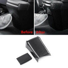 Carbon Fiber Interi Armrest Box Anti Kick Cover Trim for Honda Civic 2016-2021