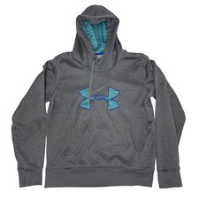 Under Armour Hoodie 1239149 Storm Semi-Fitted Cold Gear Logo Women's Sz. L