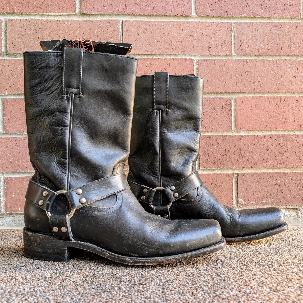 Freebird by Steven Copperhead Distressed Boots Black Leather  display picture 1