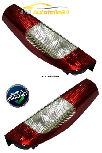 2x Rauchglas Rückleuchten Für Mercedes Viano Vito V-Klasse W639 - Schwarz