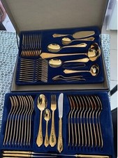 menagère bestecke solingen or 23/24 carat 