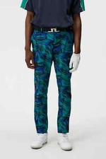 J Lindeberg Men's ELLOTT PRINT GOLF PANT GMPA08648 M503 Green Blue 32x32 NWT NEW