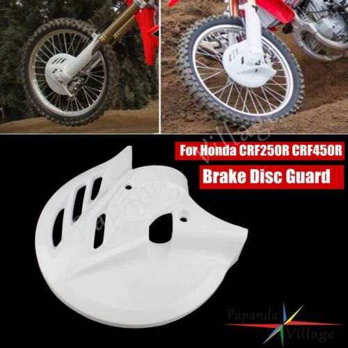ABS Front Brake Disc Rotor Guard Cover For Honda CRF250R CRF450R 2013-2017 2016 - Picture 1 of 7
