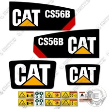 Fits Caterpillar CS56B Decal Kit Roller - 7 YEAR OUTDOOR 3M VINYL!