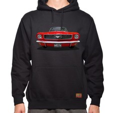 1968 Mustang GT The Legend Classic Car- Men's /Unisex Hoodie Made in USA