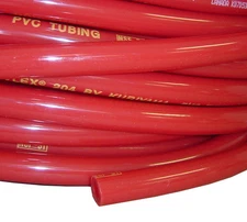 Red Gas Vinyl Hose 5/16" I.D. For Draft Beer