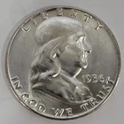 1956 Franklin Half Dollar FBL in BU Condition