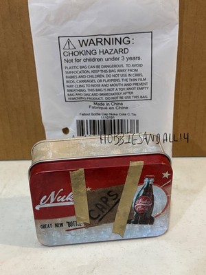 Fallout 3 4 76 !! Nuka Cola 20 Caps with Collectible Tin !! Bethesda New