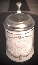 Kaiser Porcelain Beer Stein Artist John Ridinger Wildlife Scene