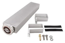 C5ZZ-8C077-AL Scott Drake Radiator Overflow Tank Aluminum