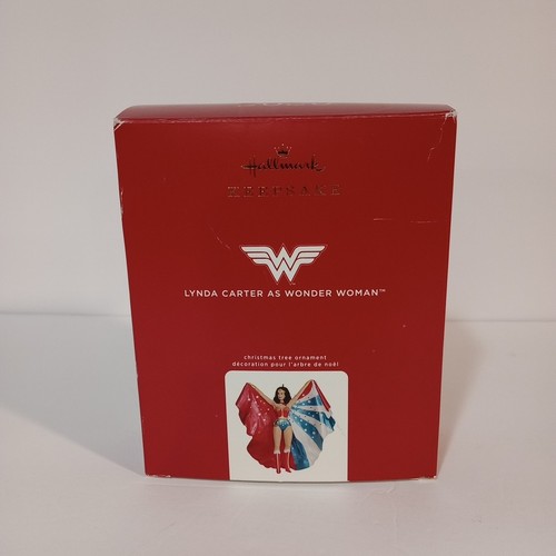 2020 Hallmark Keepsake: "Lynda Carter As Wonder Woman" Christmas Ornament w/ Box - Afbeelding 2 van 9