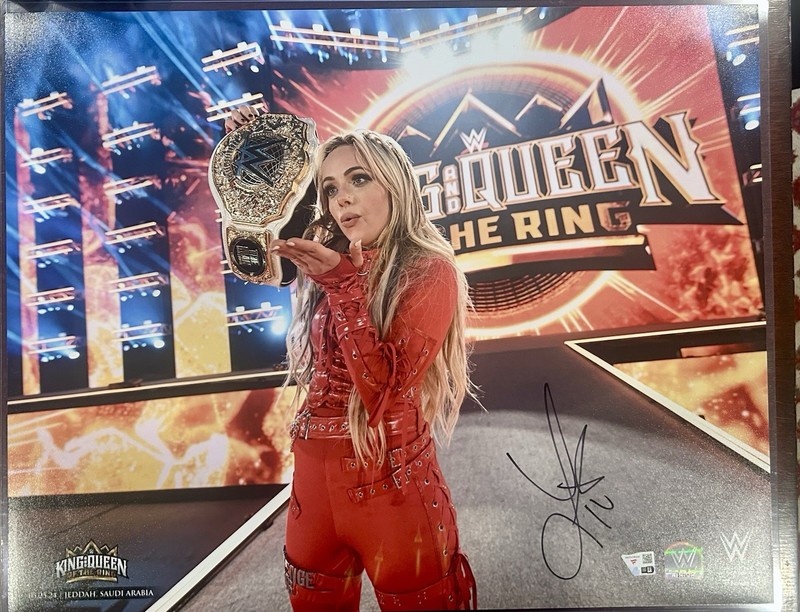 Liv Morgan Autographed 16x20 WWE Photo Fanatics COA