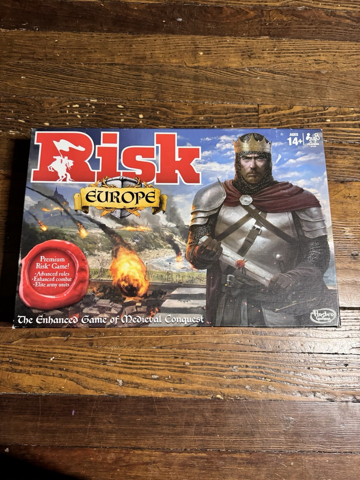 Premium Risk Europe Board Game The Enhanced Game of Medieval Conquest COMPLETE!
