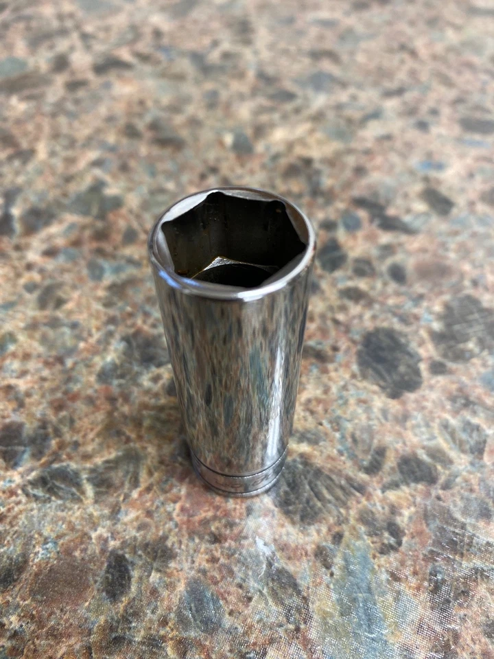 SNAP-ON TOOLS 3/8" DRIVE 5/8" DEEP 6 POINT SOCKET - MADE IN USA - SAE - SFS201 - Image 3 of 3