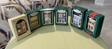 Hallmark - Lot of 6- Nostalgic Houses and Shops Ornaments 84-89