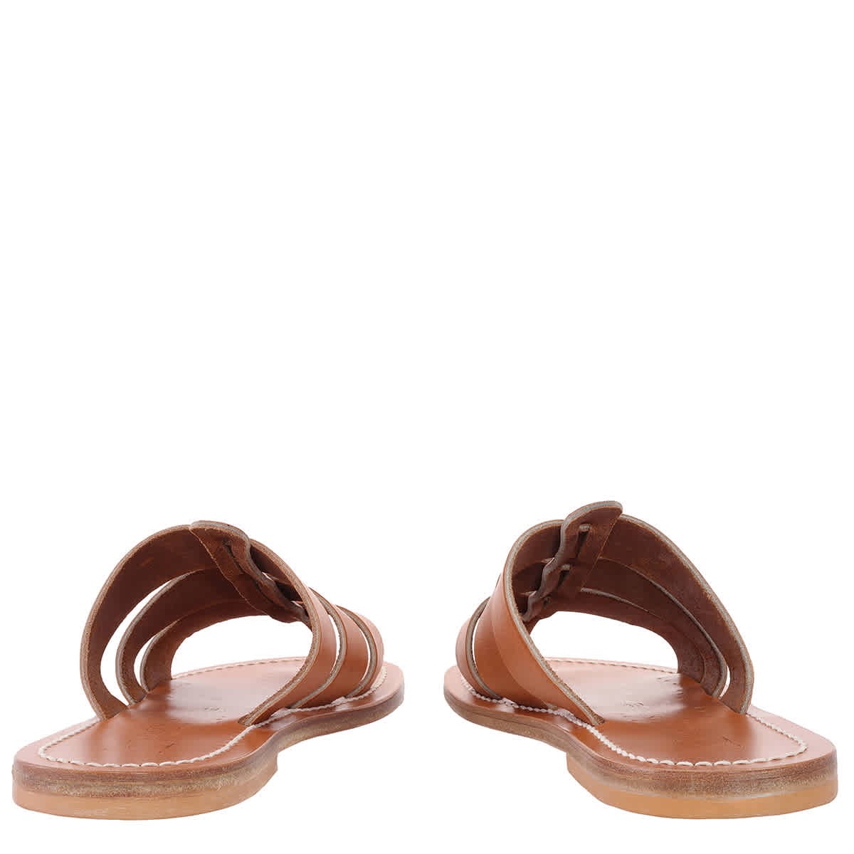 K Jacques Dolon Leather Flat Sandals | eBay