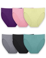 Fruit Of The Loom Breathable Briefs Moisture Wicking Cool 6-pack L 7   No Tag