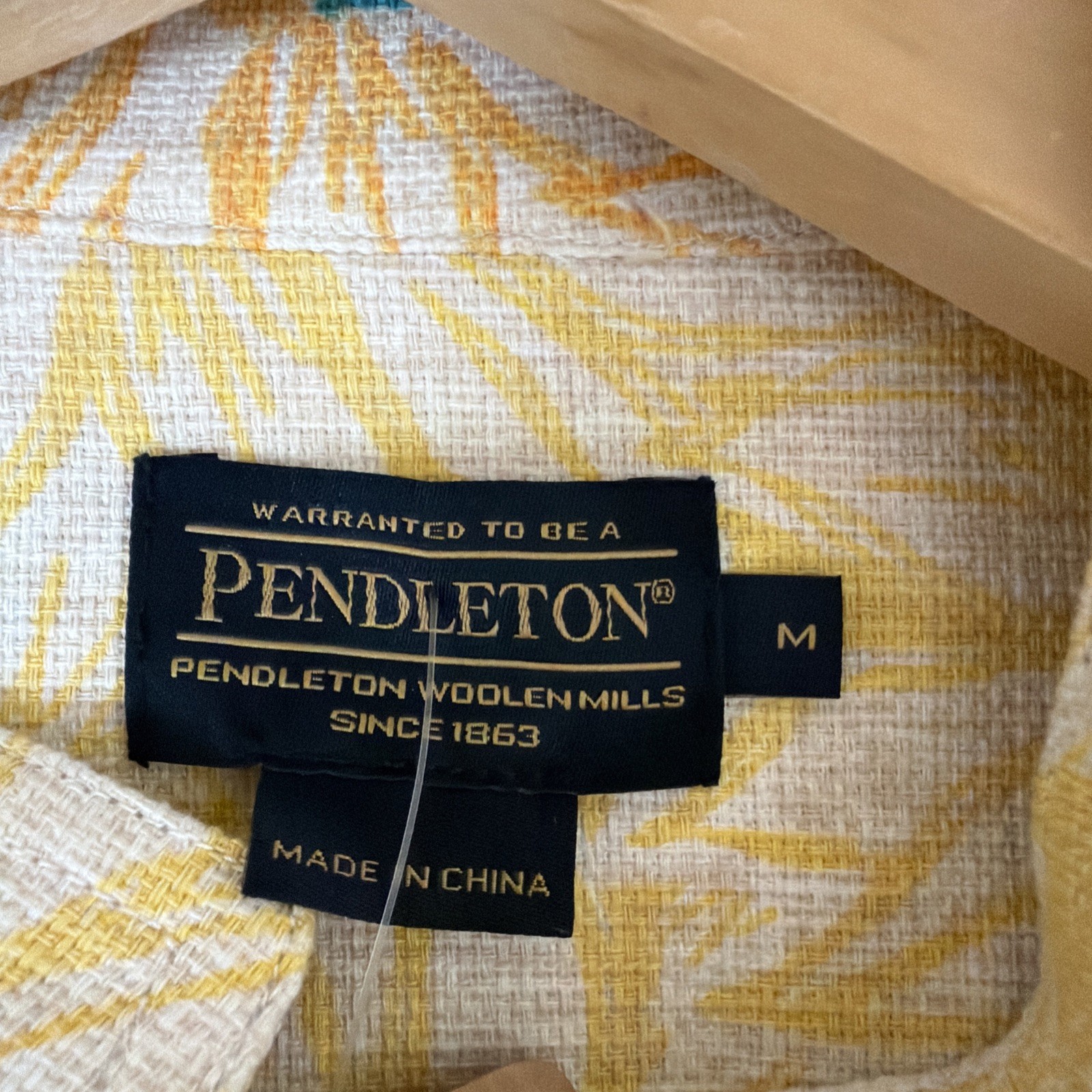 Pendleton Yellow Floral Pockets Button Up Lightwe… - image 5